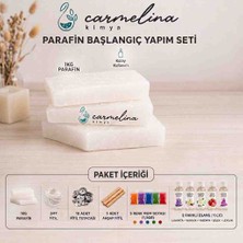 Carmelina Parafin Mum Yapım Malzemeleri, Mum Boyasi, Esans, Fitil