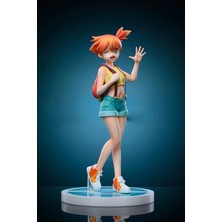Dek Pokemon Misty Kasumi Anime Figürü Standlı Koleksiyon Modeli