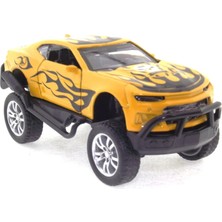 MEGA Die Cast Çek Bırak Sarı Arazi Aracı