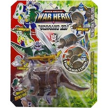 MEGA Robota Dönüşen Savaşçı Dinozor Triceratops