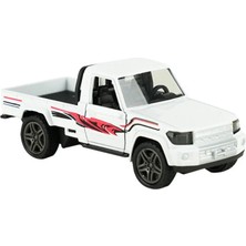 MEGA Die Cast Metal Çek Bırak Beyaz Kamyonet