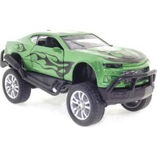 MEGA Die Cast Çek Bırak Yeşil Arazi Aracı