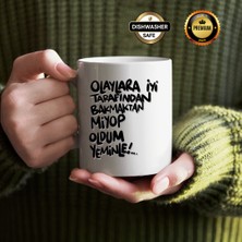 Sözlü Yazılı Premium Porselen Kupa Bardak