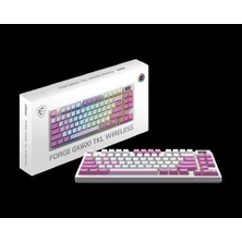 MSI Msı Forge GK600 Tkl W Vıolet Tr Gamıng Klavye