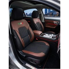 Kurra Store Alfa Romeo Giulietta (116) 1.6 (116.50B) (107 Hp) 1977 Italya Serisi Uyumlu Kumaş Oto Koltuk Kılıfı Kahvrengi
