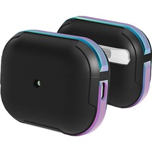 Aesco Apple Airpods Pro 2 (2.nesil) Mo-A8 Armor Kılıf - Rainbow