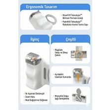 Aesco Magsafe Selfie Çubuğu Kamera Kolu Profesyonel Çekim Zoom