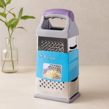 Sepetopia 9 Inç Çelik Rende - Plastik Saplı, Silikon Taban
