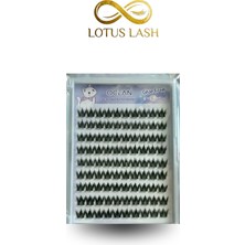 Ocean Glue Free Kendinden Yapışkanlı Anime Tarzı Demet Kirpik 12 mm | 90 Adet | Doğal Hacim