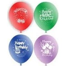 Aesco Doğum Günü Iyiki Doğdun Balon 12inc 100 Parça