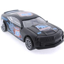 MEGA Die Cast Çek Bırak Metal Siyah Yarış Arabası 43