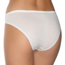 Gümüş 6021 12'li Kadın Likralı Beli Dantelli Bikini