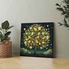 Popcasso Hayal Gücüyle Masalsı Limon Ağacı Kanvas Tablo
