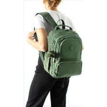 Baginn Unisex Okul Çantası Lise Ortaokul Üniversite Sırt Çantası 40*30 cm Hafif Klinkır Kumaş Çok Cepli 4h