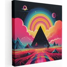 Popcasso Pop Sanat Albüm Kapakları ile Pink Floyd Kanvas Duvar Tablosu