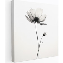 Popcasso Minimalist Tasarım Vahşi Çiçek Duvar Tablosu Çiçek Motifli Dekorasyon