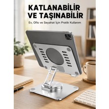 Svoria Store Taşınabilir Katlanır Tablet Braketi Masaüstü Stand Yeni Nesil