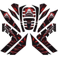 Honda Forza 2021 - 2024 Uyumlu Tank Pad Set 012