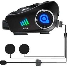 Belirtilmemiş Üniversal Motosiklet Kask Kameralı Intercom Hd 1080P Su Geçirmez 32 GB Hafıza Kartlı