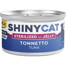Gimcat Shinycat Sterilized Tahılsız 70GR 12 Adet Ton Balıklı Kısırlaştırılmış Kedi Konservesi
