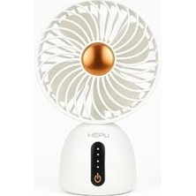 Empressco USB Şarjlı Sessiz Mini Masaüstü Fan 360° Ayarlanabilir Vantilatör