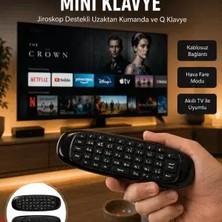 Svoria Store 3’ü 1 Arada Kablosuz Hava Mouse Mini Klavye Kumanda Yeni Nesil