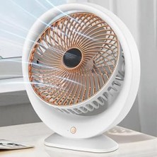 Empressco Şarjlı Masaüstü Vantilatör, 3 Hız, 180° Dönüş, Sessiz ve Soğutucu