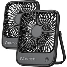 Empressco Ultra Ince Taşınabilir Usb-C Fan, 3 Kademe, Katlanabilir, Siyah