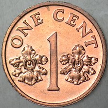 Banknoting Singapur 1 Cent 2000 Çilaltı+