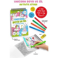 ALFA AKSESUAR 03 Unicorn - Boya ve Sil Aktivite Kitabı / 3 Yaş +