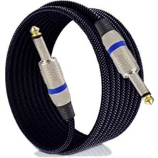 Esranın Dünyası 3 Metre Uzunluğunda 6.35 mm Jack Kablosu, Enstrüman Bağlantıları Için