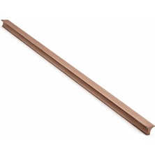 Hsc Bilişim Foça Çizgili Bronz 800 mm 80 cm Çekmece Kulp Metal Dolap Kulbu Mutfak Banyo Gardırop
