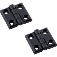 Hsc Bilişim Siyah Metal Mini Yaprak Menteşe 30X30MM Dayanıklı Mobilya Kapı Dolap Çekmece Kapak Aksesuar Bağlant