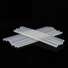 Hsc Bilişim 10 Adet Ince Mum Silikon 7.4 mm Uzunluk 30 cm Çubuk Sıcak Silikon Hobi Eşya Maket Yapıştırma Slikon