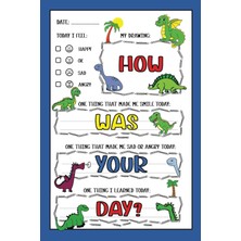 Hsc Bilişim Independently Published How Was Your Day?: A Daily Creative Journal For Kids With Funny Dinosaurs |