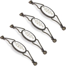 Hsc Bilişim Seçil Çekmece Dolap Kapak Kulpu Kulbu Antik Metal Kulp 128 mm (4 Adet)