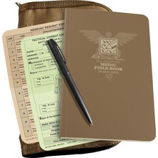 Hsc Bilişim Rite In The Rain Tüm Hava Koşulları 5.7" x 8.5" Yumuşak Bağlı Medic Dizüstü Seti, Uzun Süreli Yaral