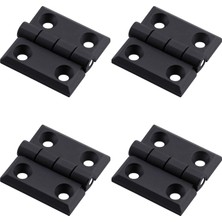 Hsc Bilişim Plastik 40X40 mm Yaprak Menteşe 4 Adet Set Dayanıklı Dolap Çekmece Kapak Mobilya Menteşe Küçük