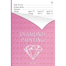 Hsc Bilişim Independently Published Diamond Painting Logbook: Deluxe Edition Log Book With Space For Photos, Or