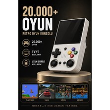 Mestore 20.000 Oyunlu Retro El Konsolu Taşınabilir Oyun Cihazı