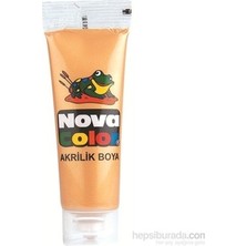 Nova Color Nc-525 Akrilik Boya 75 Gr Plastik Tüp Altın