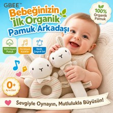 Bbsky Gbee %100 Pamuk Duyusal Gelişim Bebek Çıngırak Oyuncak - Yenidoğan Uyku Arkadaşı Hediyesi - 0 Ay ve Üzeri Için Uygun