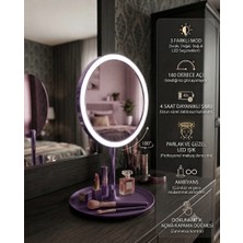 Lorend Tlz Ithalat LED Işıklı Makyaj Aynası Oval 4 Saat Dayanıklı