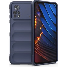 Ototechparca    Poco X4 Pro 5g Kılıf Optimum Silikon - Lacivert