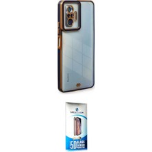 Marsilyan™- Redmi Note 10 Pro Kılıf Çekirdek Klasik Serisi - Siyah 5d Eko Cam Ekran Koruyucu