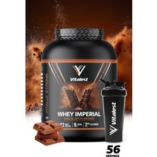 VİTALEST Whey Protein Çikolata 2128g | 27g Whey Protein, 9g BCAA, 7.5g Glutamin