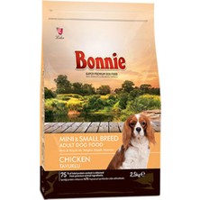 Bonnie Kuru Mama Mini&small Tavuklu 2,5 kg (2'li Paket)