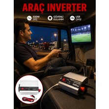 Epilons Araç Aküsünden Elektrik Üreten 500 Watt Invertör