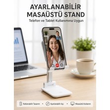 Epilons Taşınabilir Masaüstü Telefon Tutucu Ayarlanabilir Yükseklik Yeni Nesil