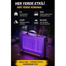 Nemere Elektrikli Sinek Öldürücü Lamba | Şarjlı, Sessiz, LED Işıklı Etkili Koruma